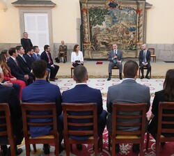 Desarrollo de la audiencia del Rey a los nuevos funcionarios del Cuerpo de Ingenieros Industriales del Estado